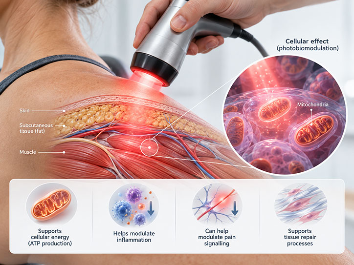 Photobiomodulation laser therapy mechanism